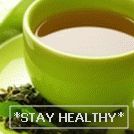 Пью зеленый чай