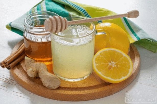 Лимон, мёд, имбирь, корица 